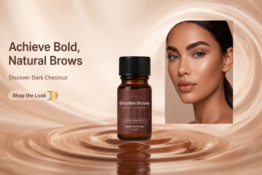 Natural eyebrow dye