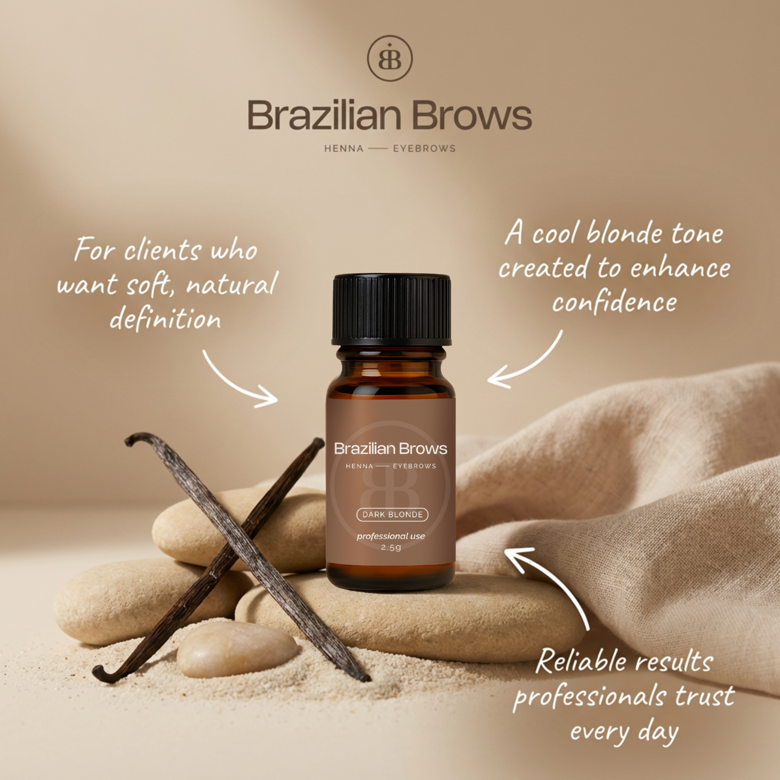 Brazilian Brows - Augenbrauen Henna – Dark Blonde