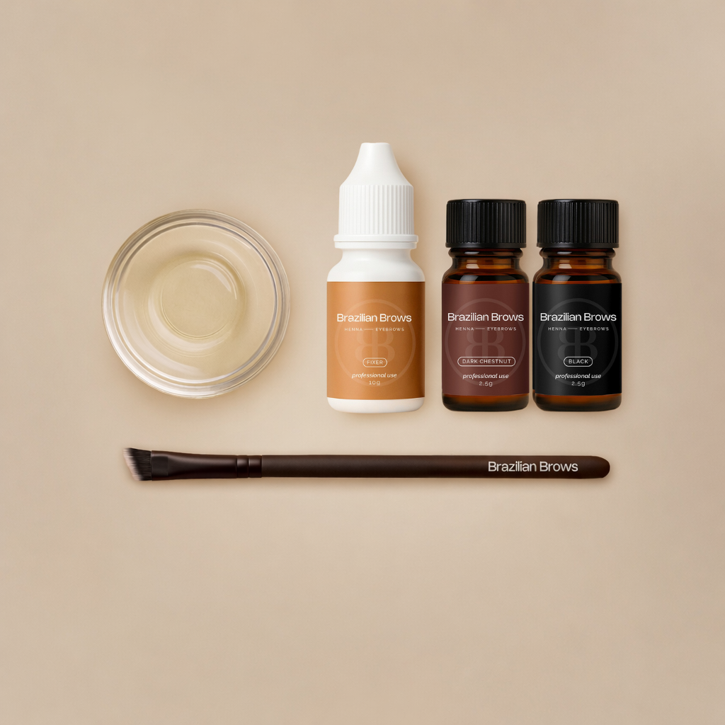Kit de démarrage de henné pour sourcils (±70 clients)
